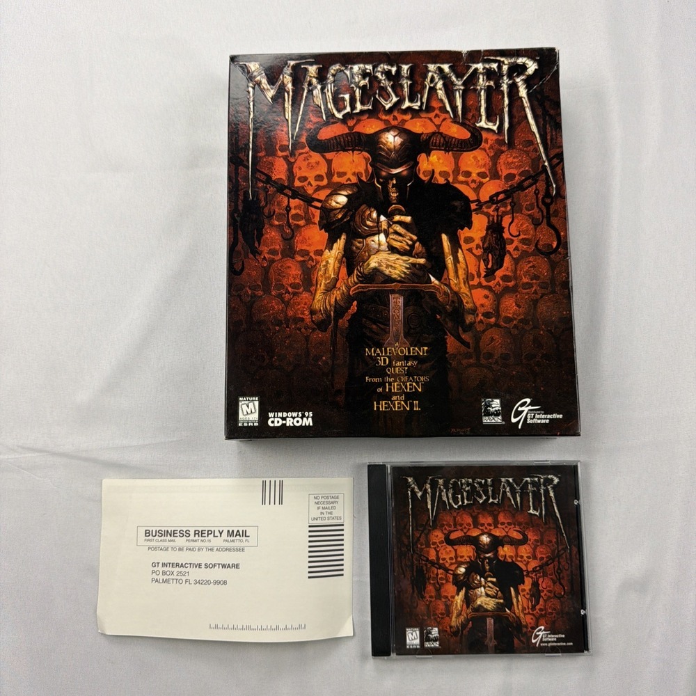 Mageslayer PC Big Box CD-ROM Game 1997 Raven Software GT Interactive